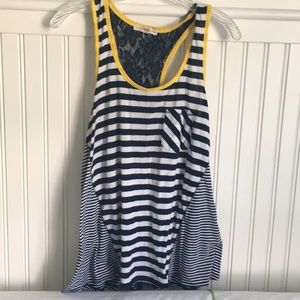 Patterned, flowing tank-top